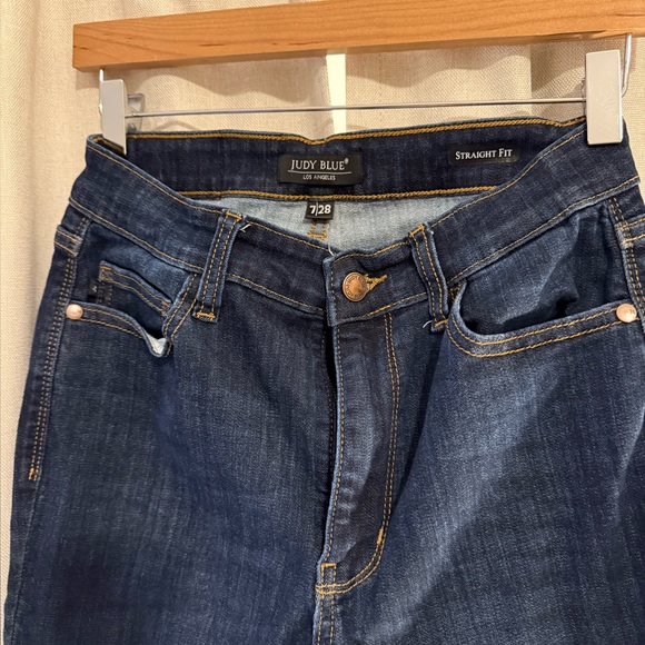 Judy Blue Dark Wash Straight Leg Women's Jeans 7 - Picture 2 of 4